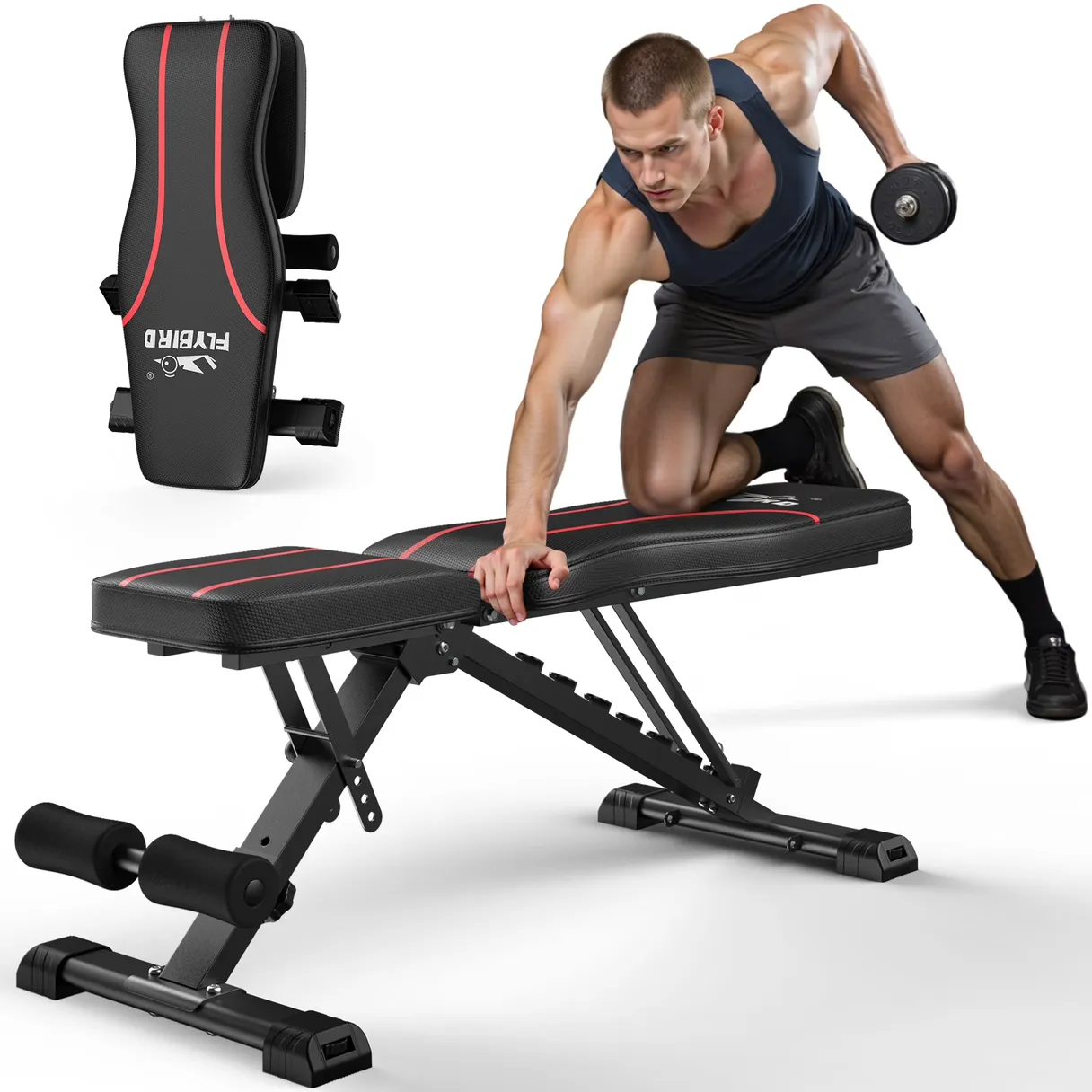 Upgo Adjustable Foldable Weight Bench for Adult With 660 Lb Capacity 0590ba07 Be86 41c7 9e48 375180a2bf15.9fd05ba48ebc90bf2dd209199b885bc6