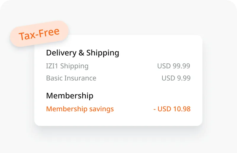 Tax-Free Shopping